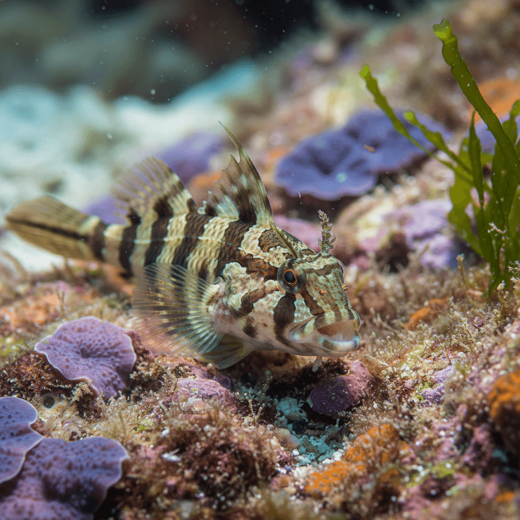 Lawnmower Blenny: Salarias fasciatus