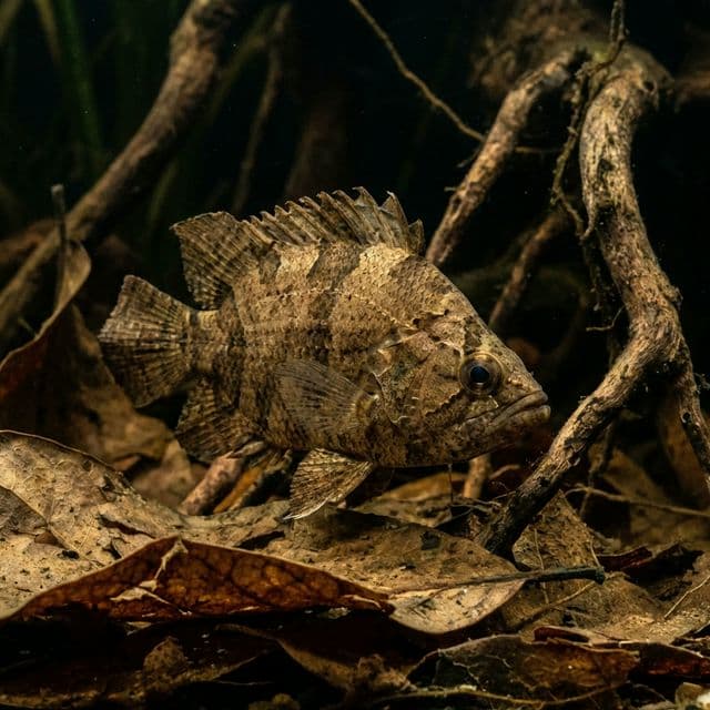 Asian Leaf Fish: Nandus nandus