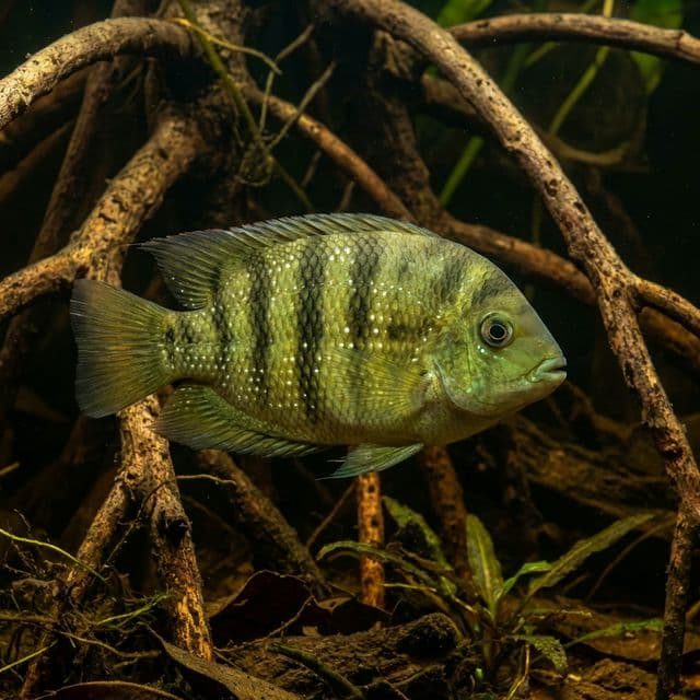 Banded Green Chromide