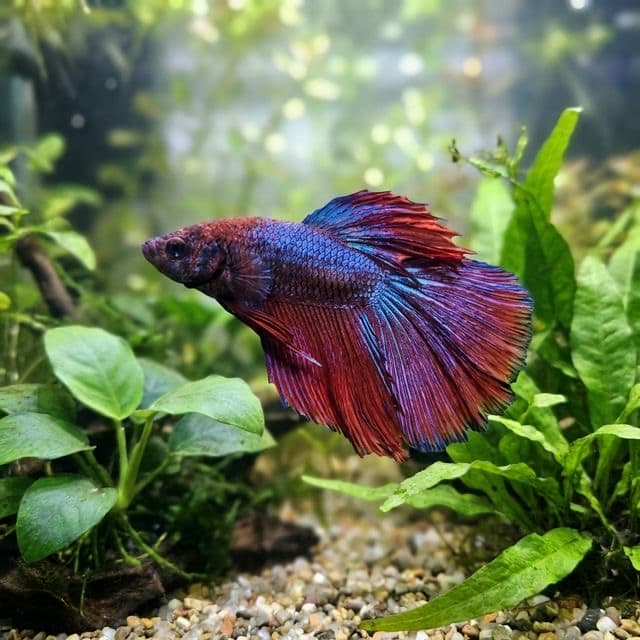 Betta splendens: Siamese fighting fish