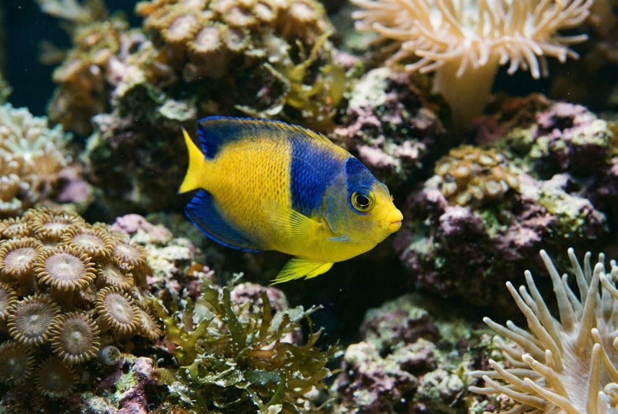 Poisson-ange bicolore