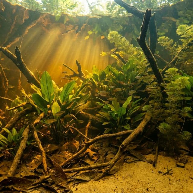 Amazon basin freshwater habitat