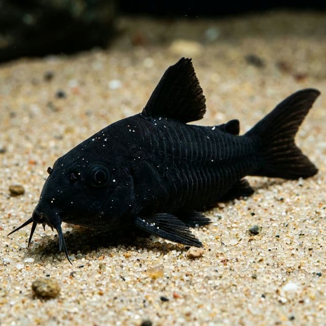 Corydoras noir : Osteogaster schultzei