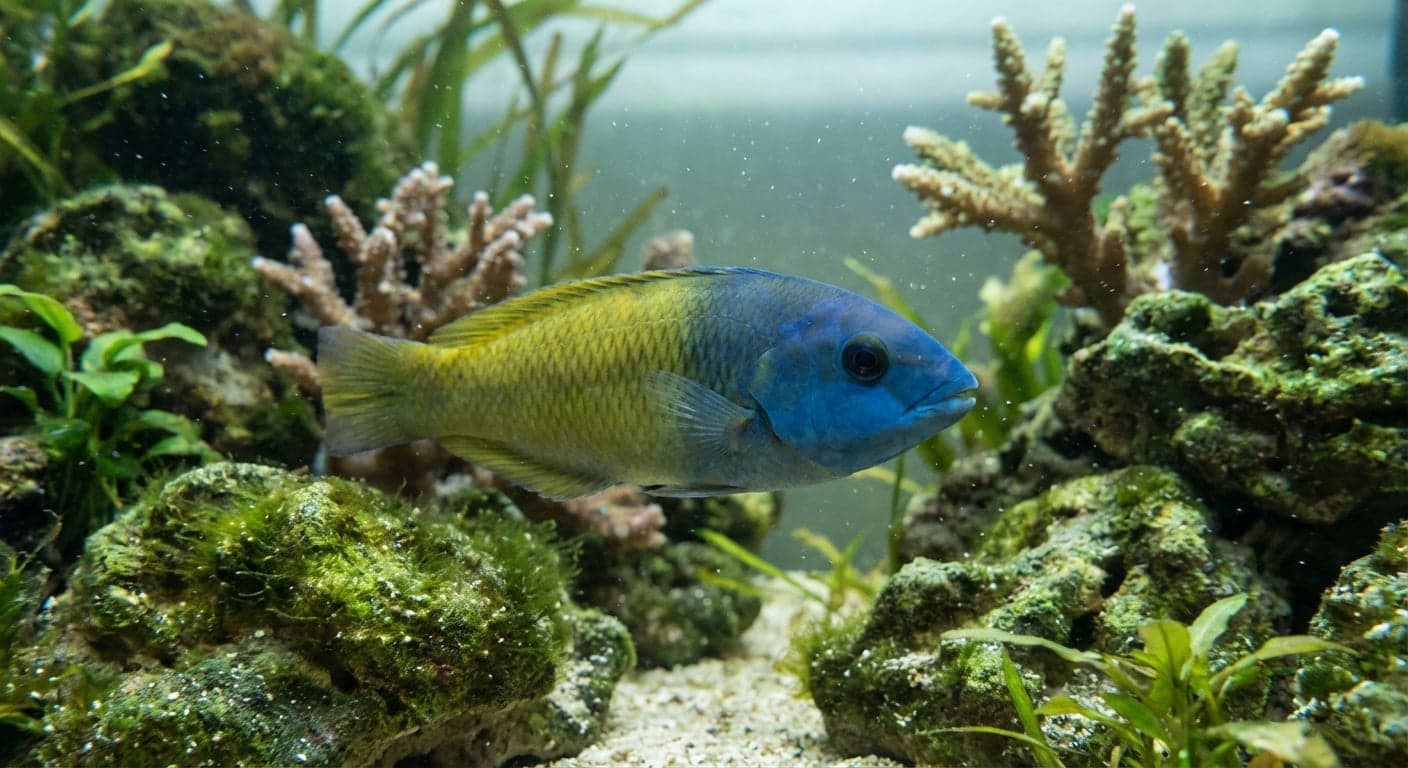 Labre à tête bleue