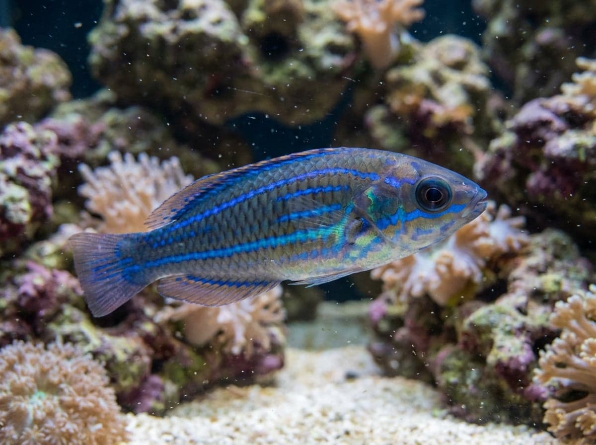 Bluestripe Flasher Wrasse