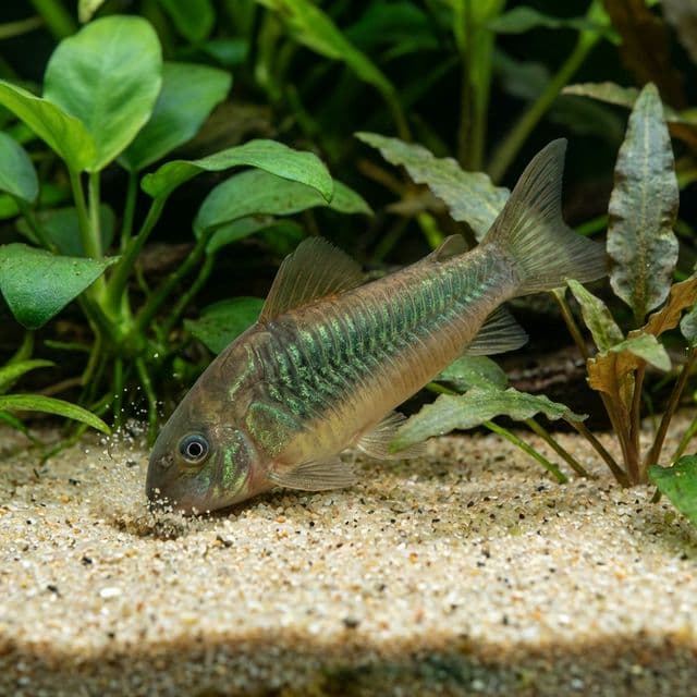 Bronze Cory: Osteogaster aeneus