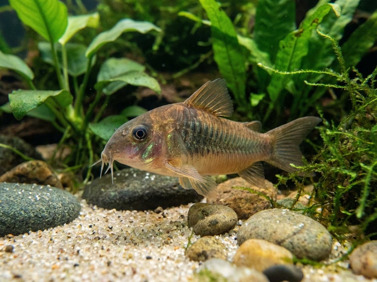 The Bronze Corydoras: Corydoras aeneus