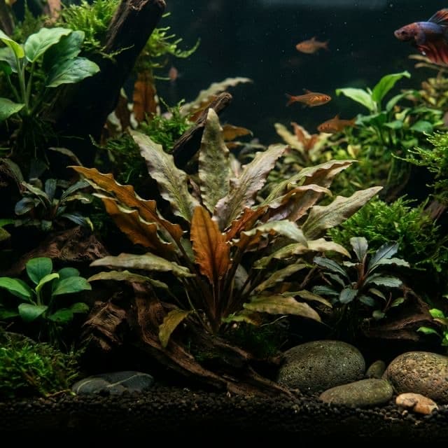 Cryptocoryne wendtii "brown": Brown Wendt's Water Trumpet