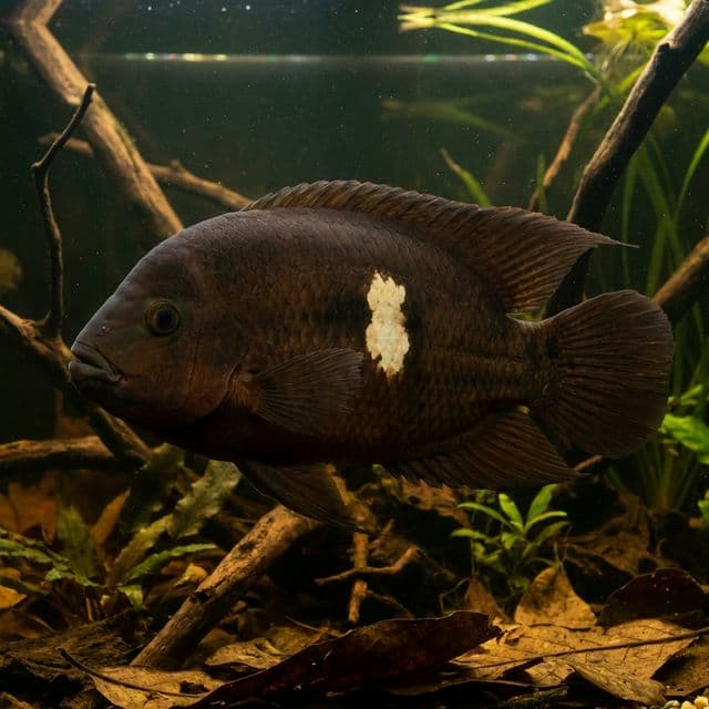 Chocolate Cichlid: Hypselecara temporalis