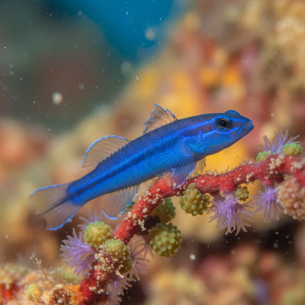 Cobalt Blue Goby: Stiphodon semoni