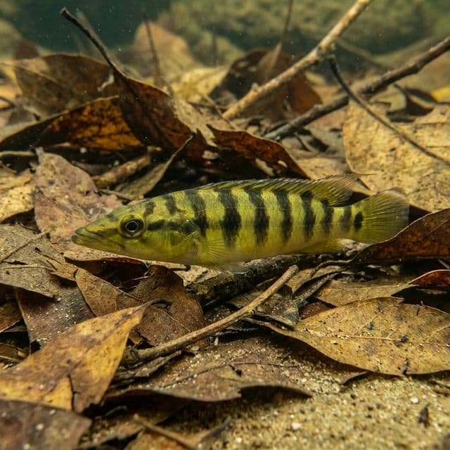 Compressiceps Dwarf Pike Cichlid: Wallaciia compressiceps
