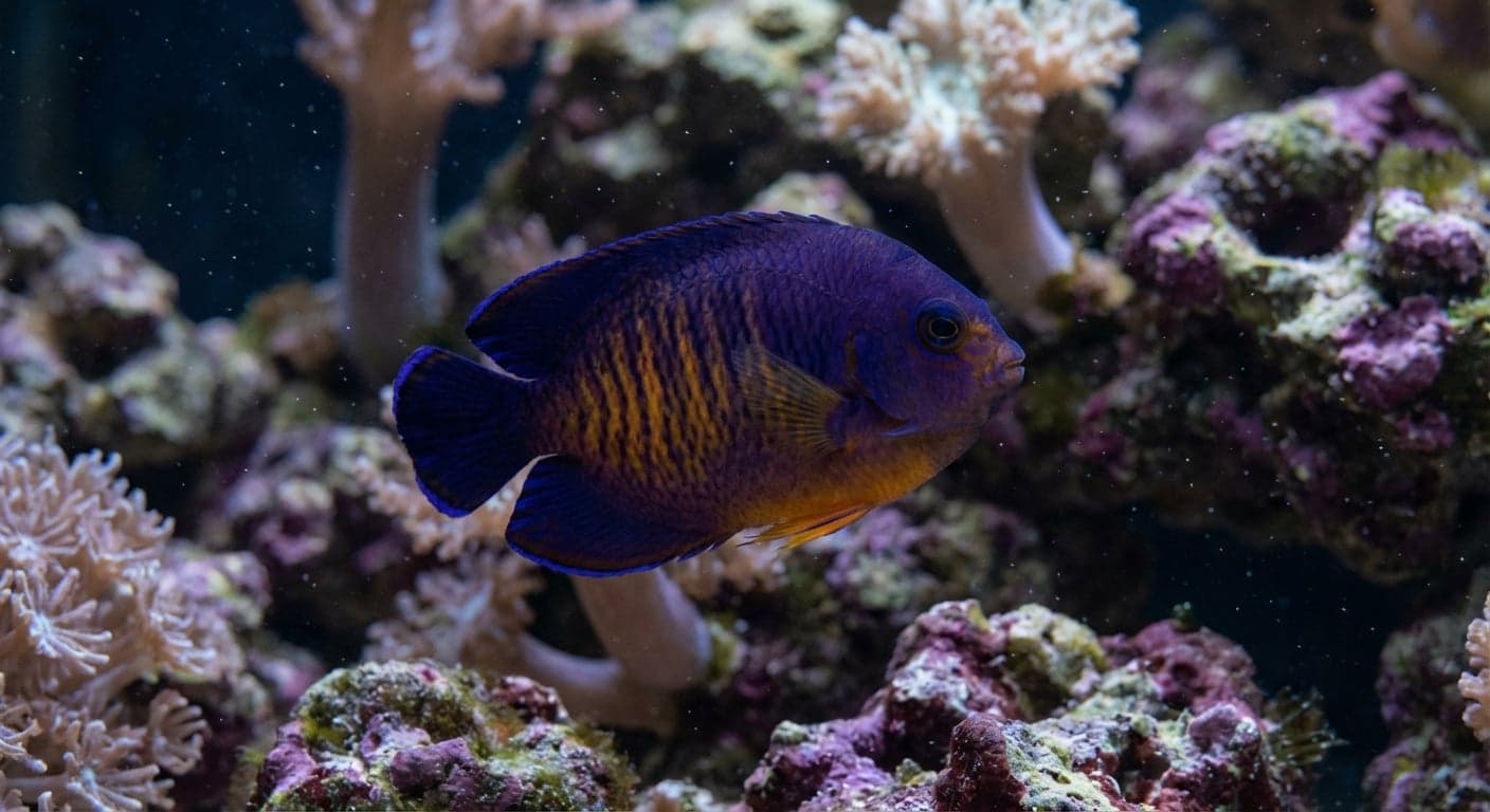 Poisson-ange beauté des coraux