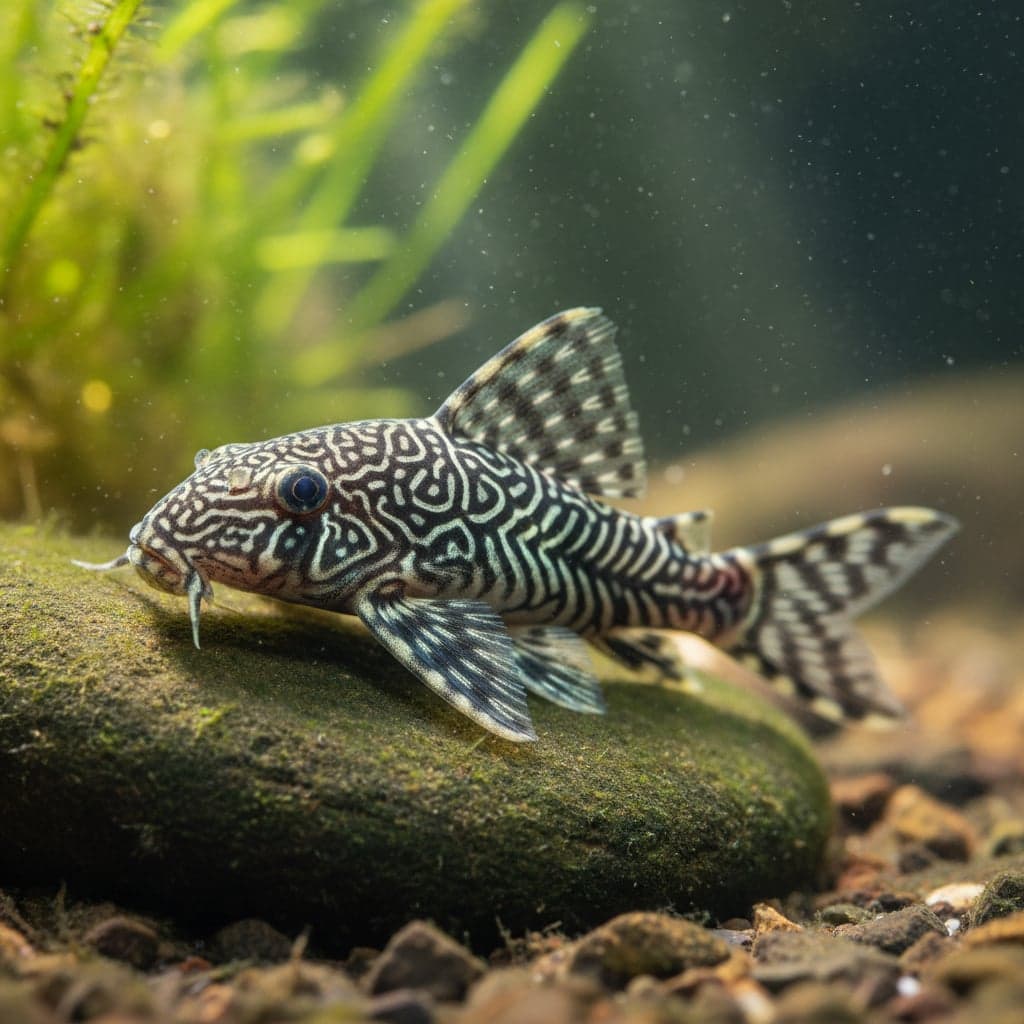 Cracked Zebra Plec L236: Hypancistrus seideli