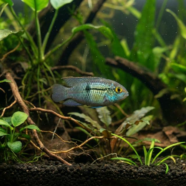 Dwarf Flag Acara: Laetacara curviceps