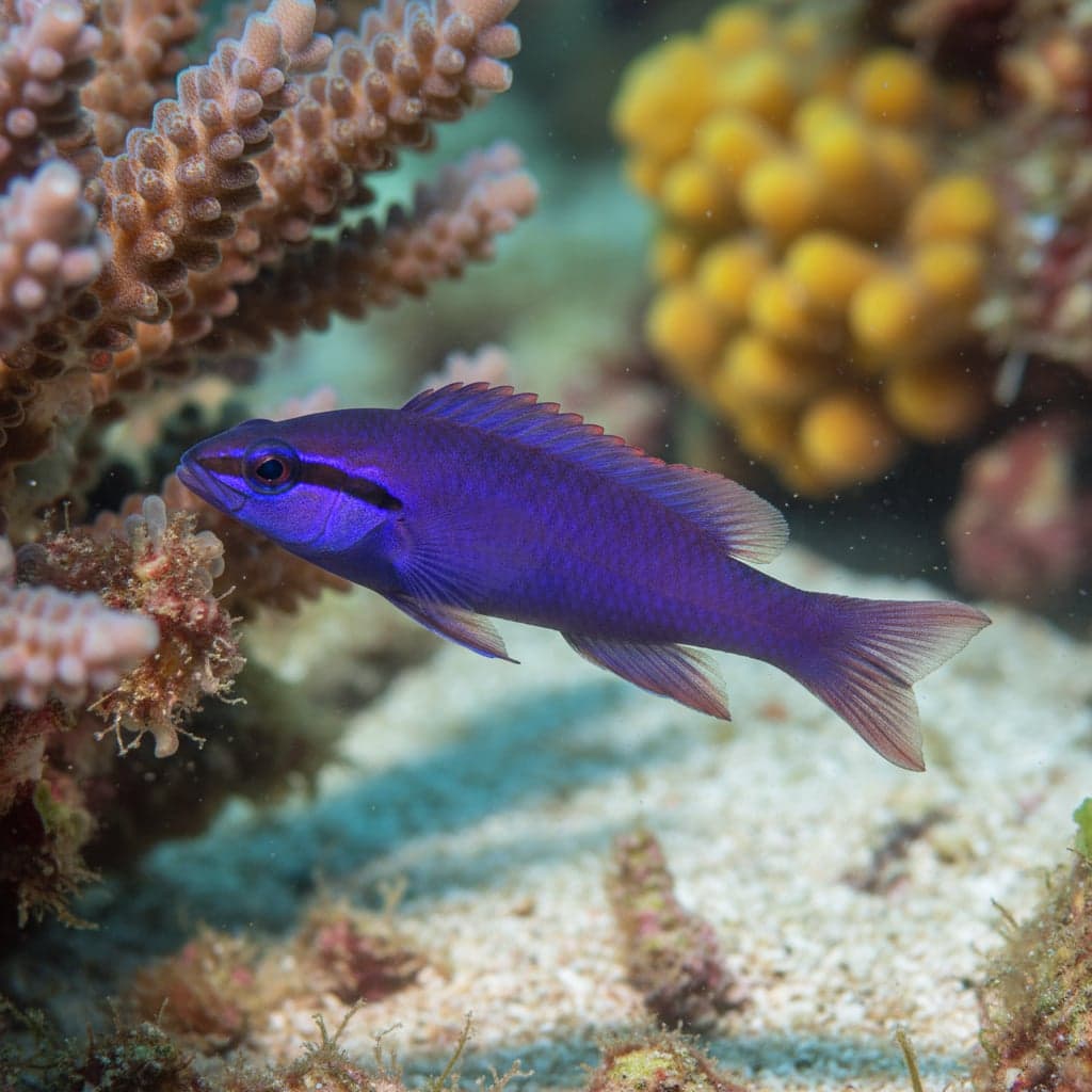 Dottyback Indigo Électrique