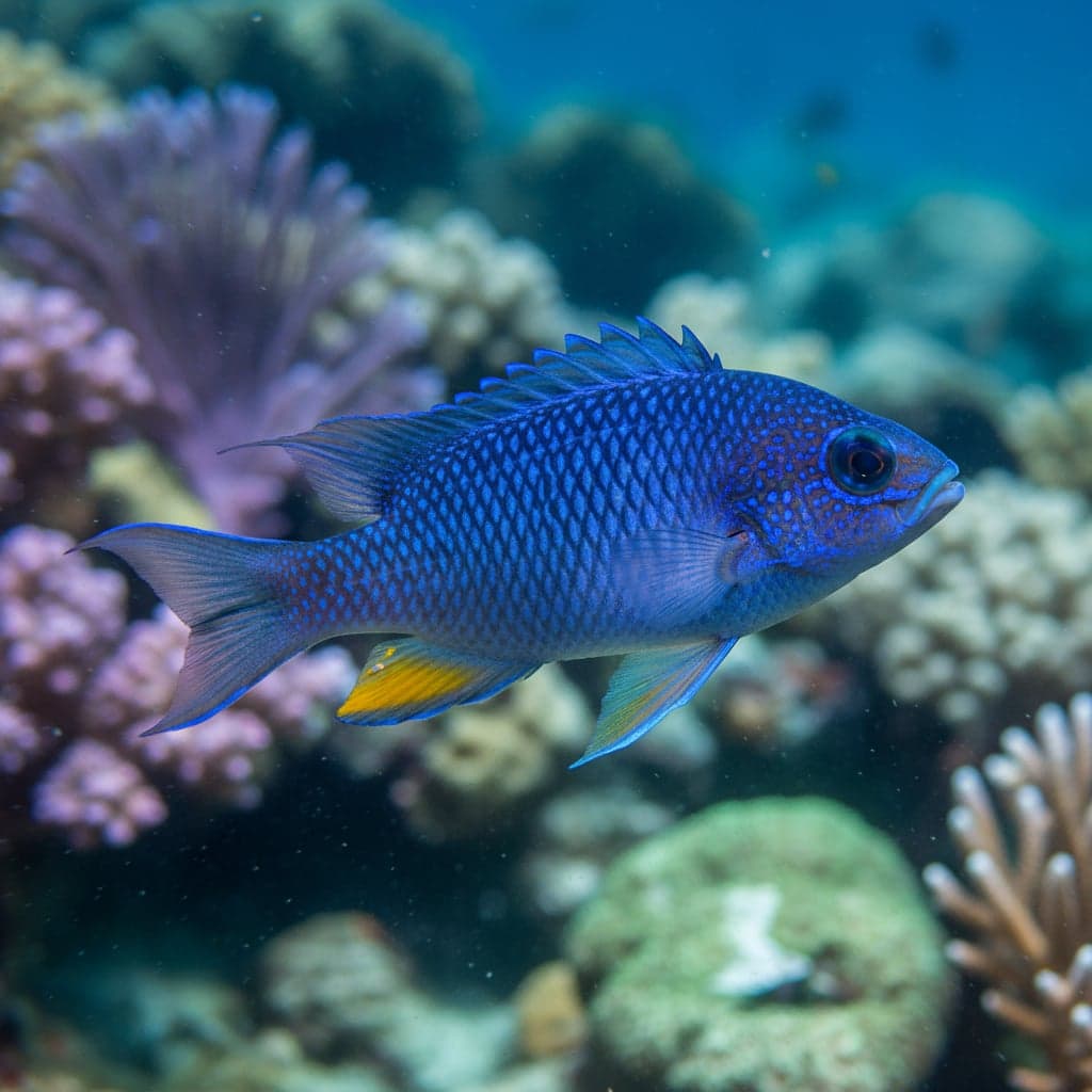Fijian Blue Damselfish