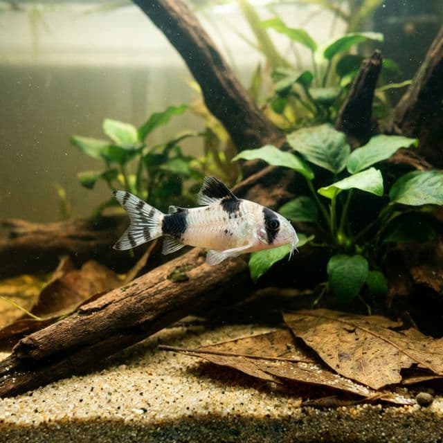 Corydoras Panda à Queue Drapeau: Hoplisoma oiapoquense