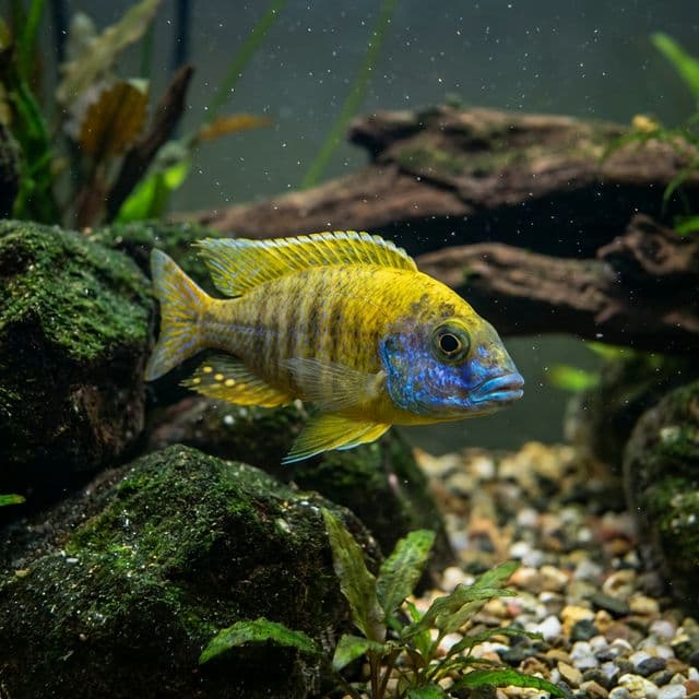 Flavescent Peacock: Aulonocara stuartgranti