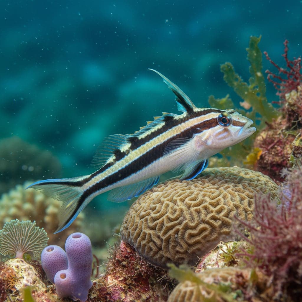 Forktail Fang Blenny