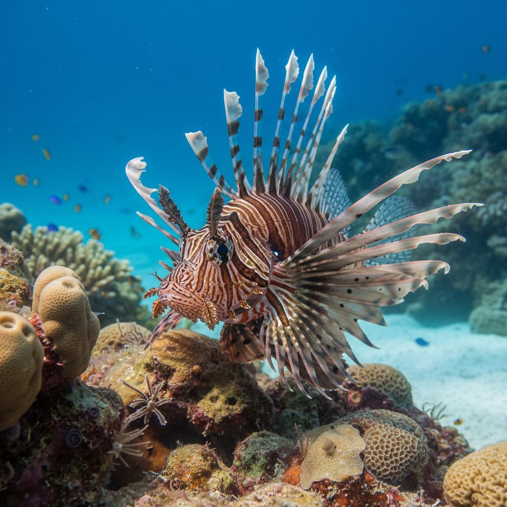 Fu Manchu Lionfish