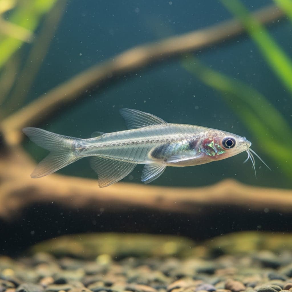 The Glass Catfish: Kryptopterus vitreolus