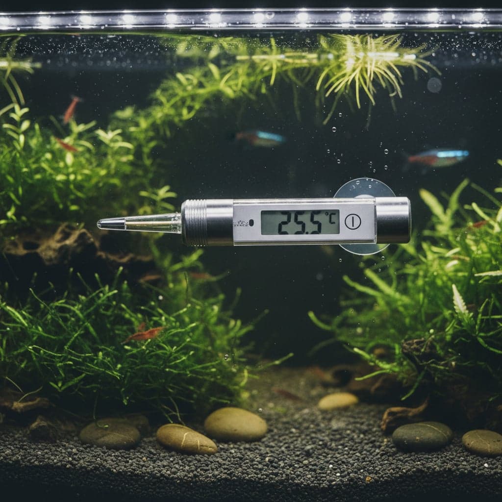 Thermomètre d'aquarium