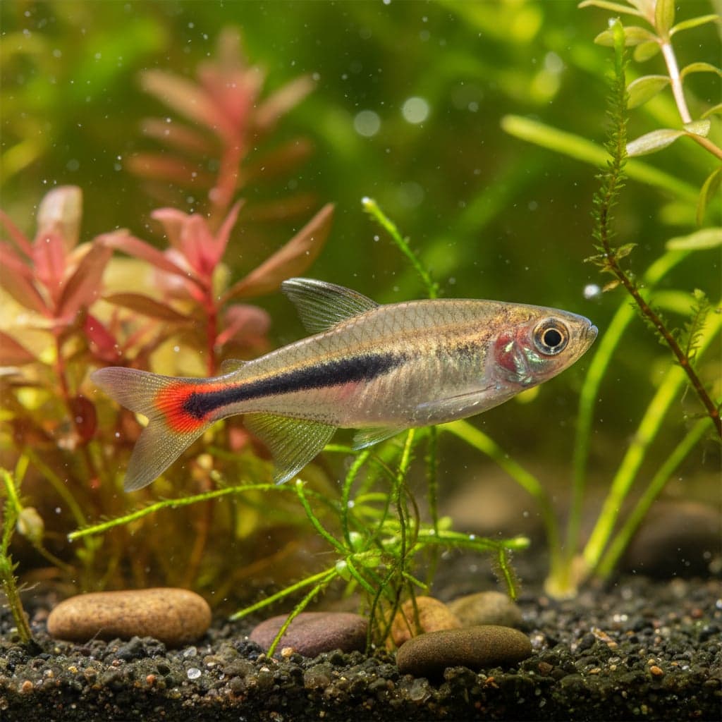 Head-and-Tail-Light Tetra: Hemigrammus ocellifer