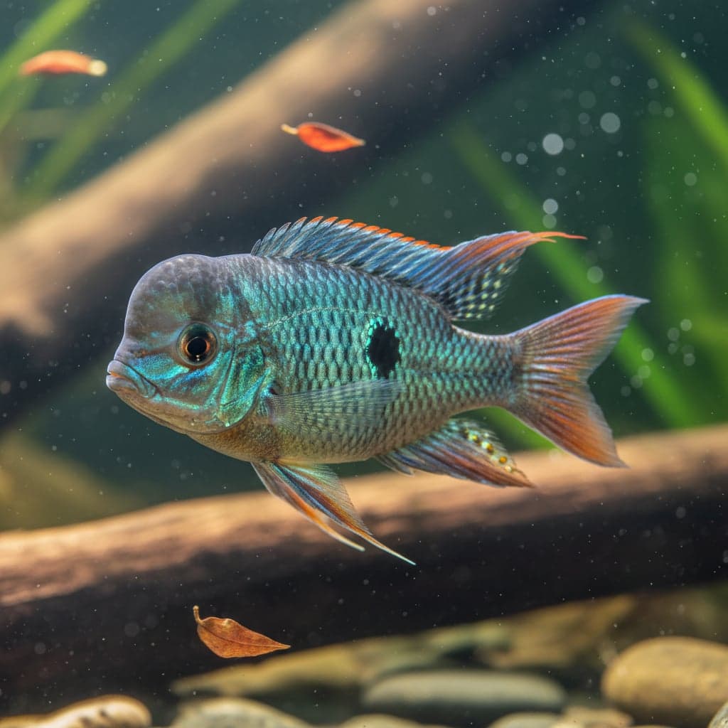 Humphead Dwarf Acara: Laetacara araguaiae