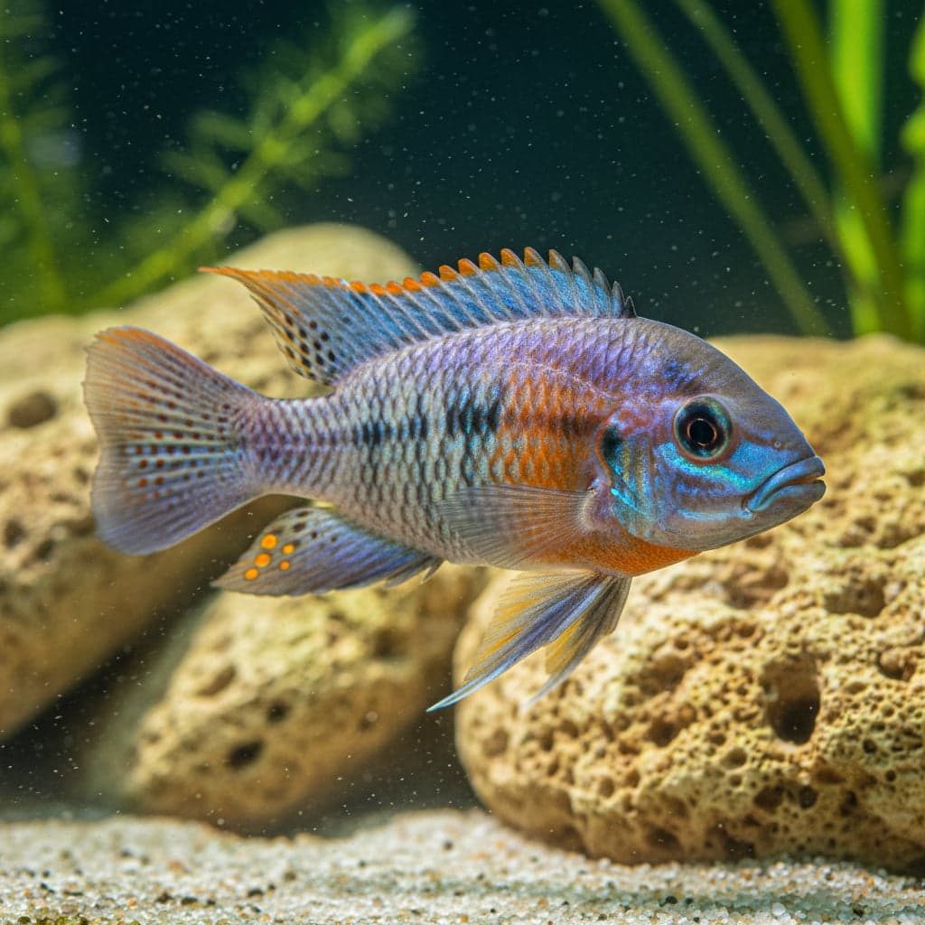 Hybrid Peacock: Aulonocara spp. (Hybrid)