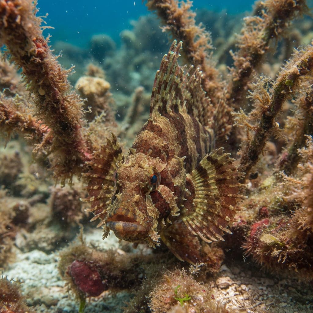 Indonesian Leaf Fish: Pristolepis grootii