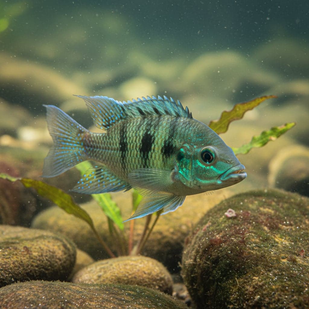 Jade Eye Cichlid: Amatitlania septemfasciata