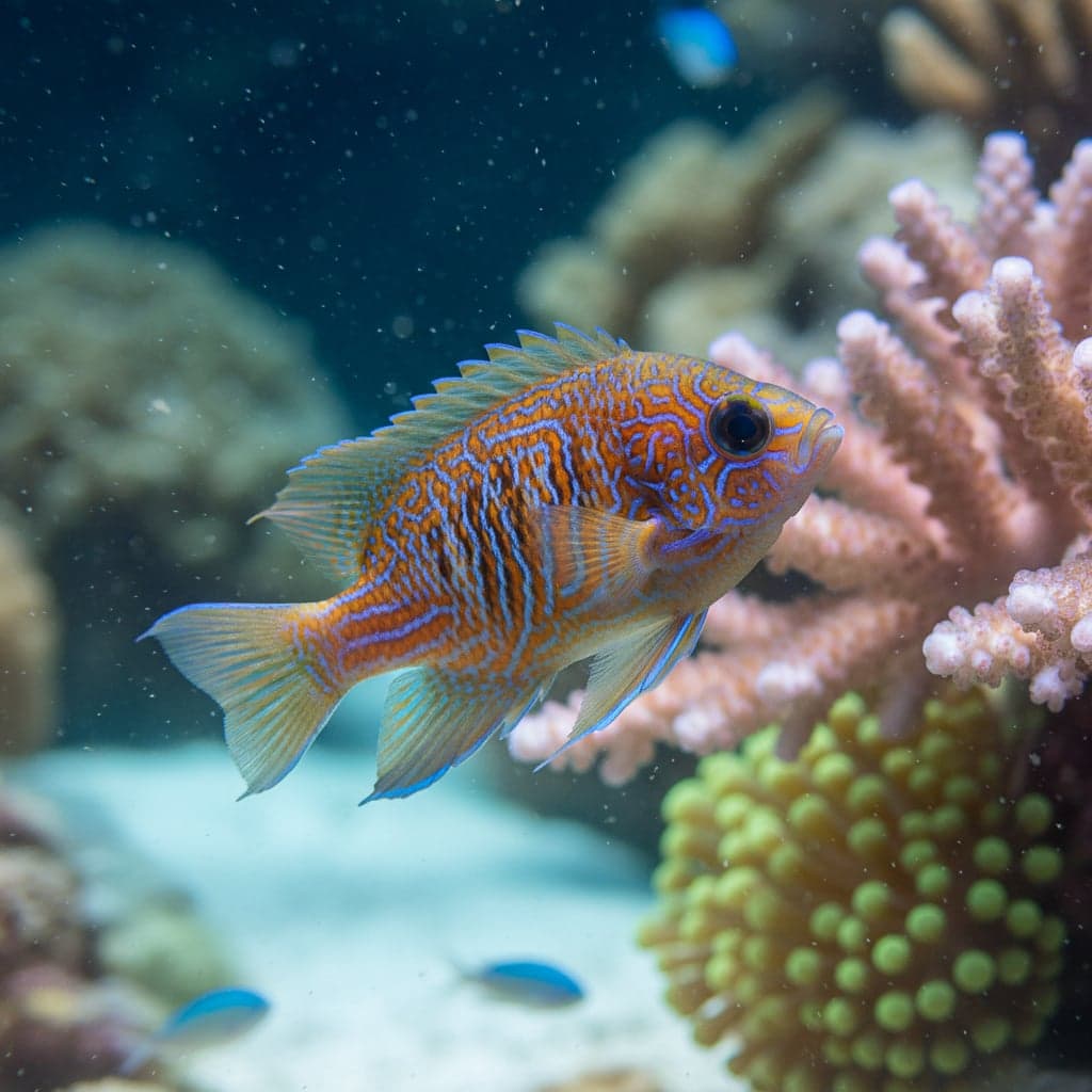 Japanese Pygmy Angelfish: Centropyge interrupta