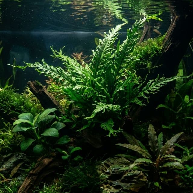 Microsorum pteropus "Windelov": Lace Java Fern