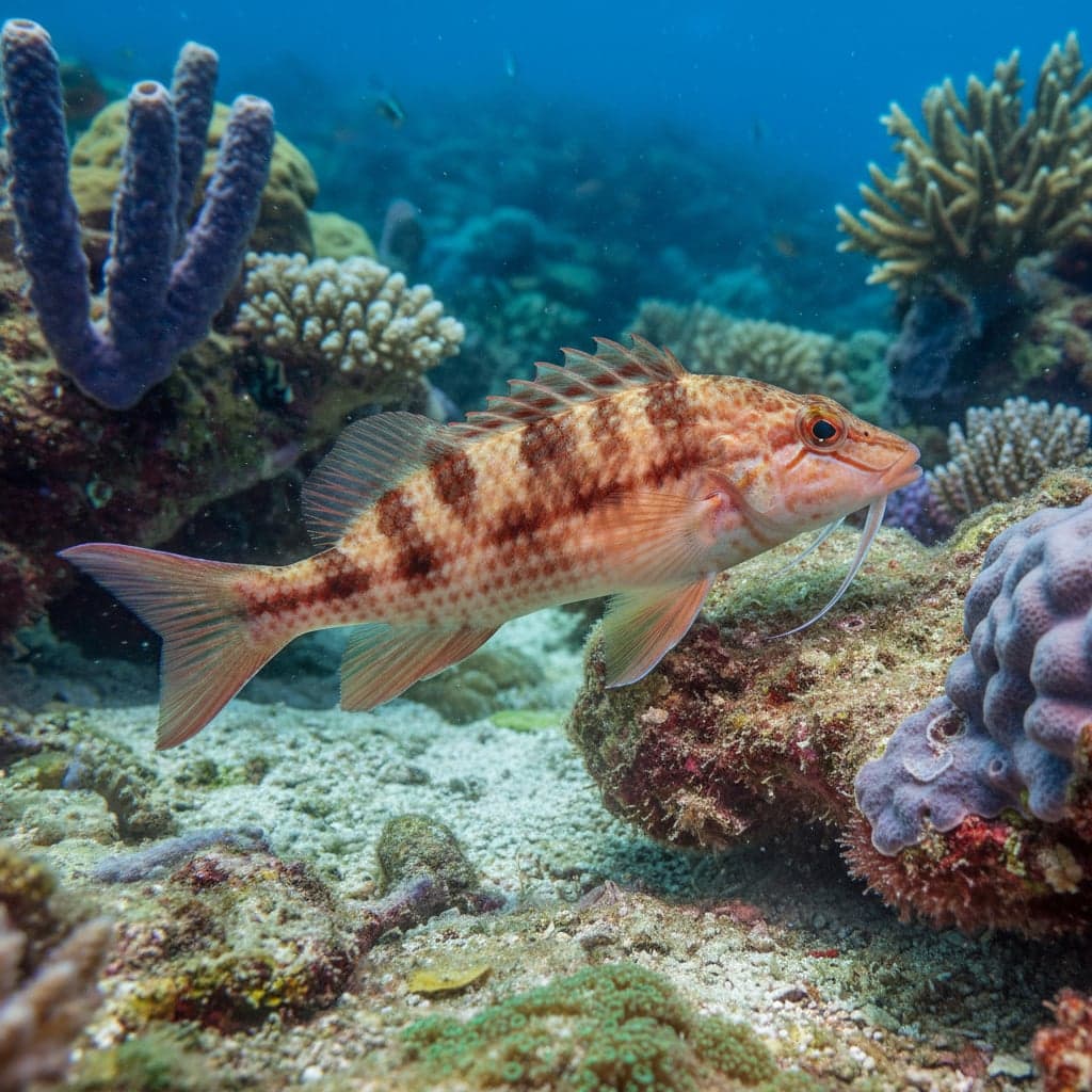 Long-barbel Goatfish: Parupeneus macronema