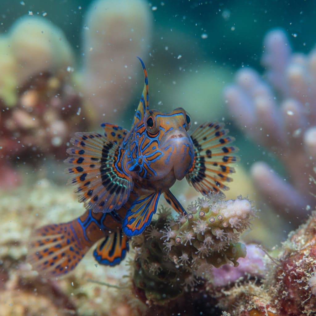 Green Mandarin Dragonet: Synchiropus splendidus