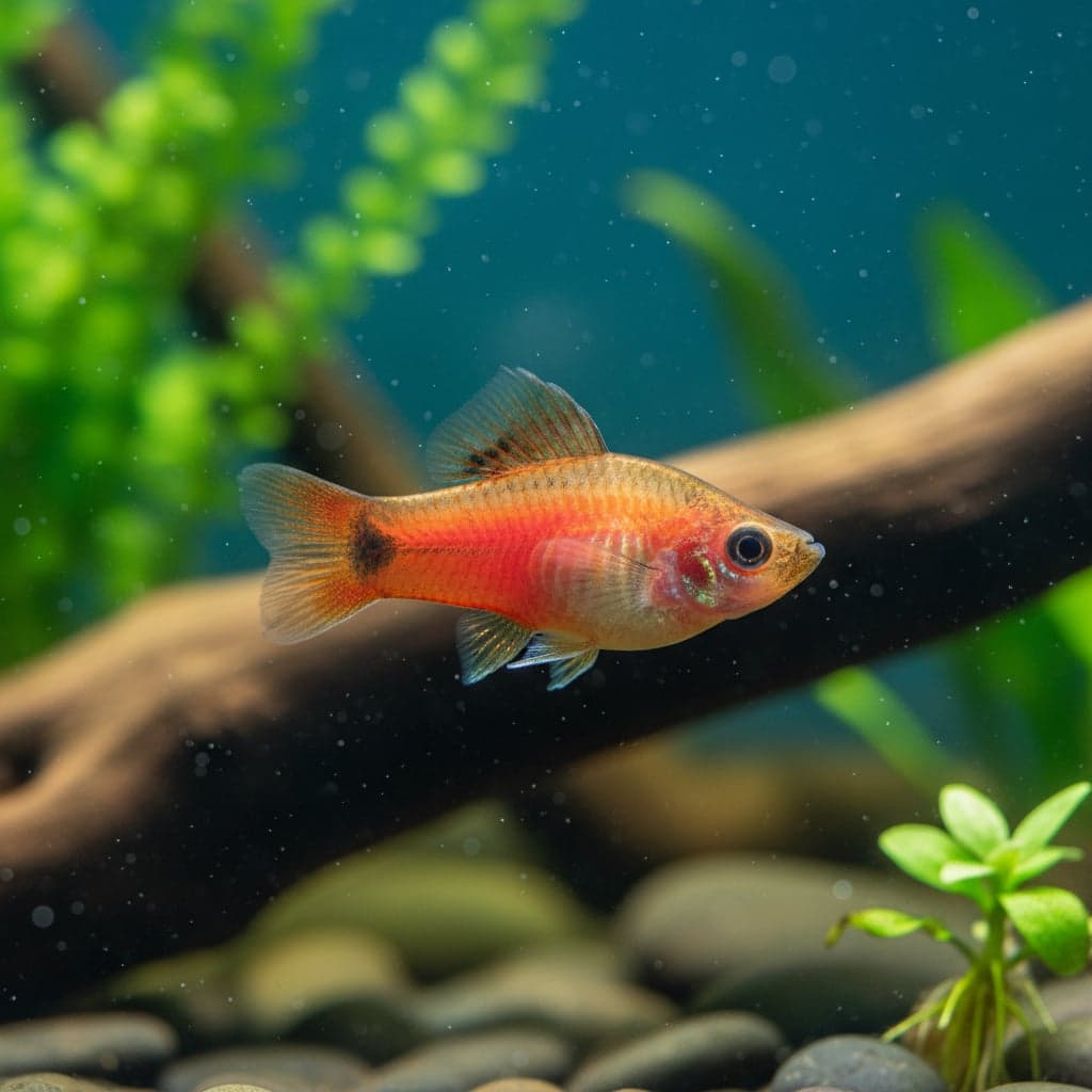 Mickey Mouse Platy: Xiphophorus maculatus var.