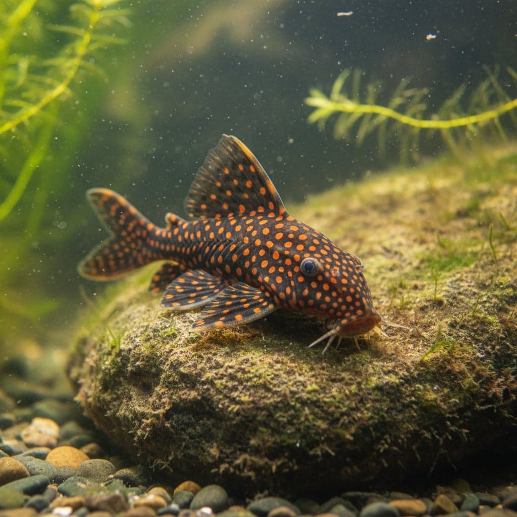 Orange Spot Pleco LDA031: Panaqolus albomaculatus