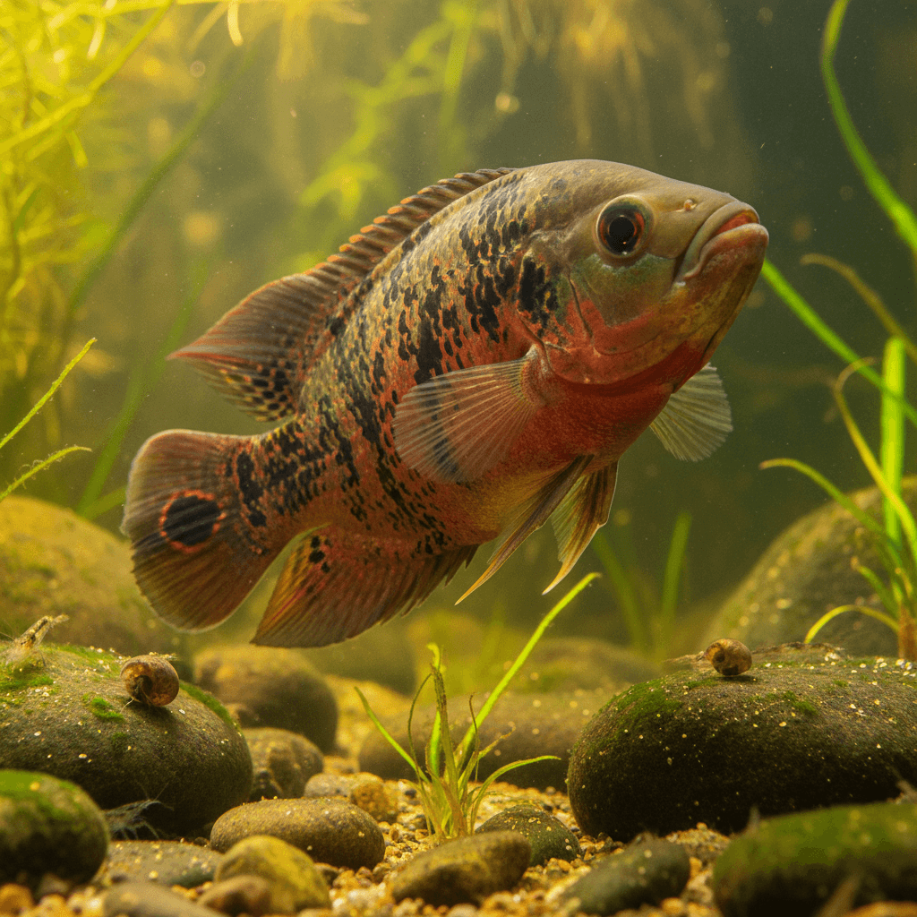 The Oscar: Astronotus ocellatus
