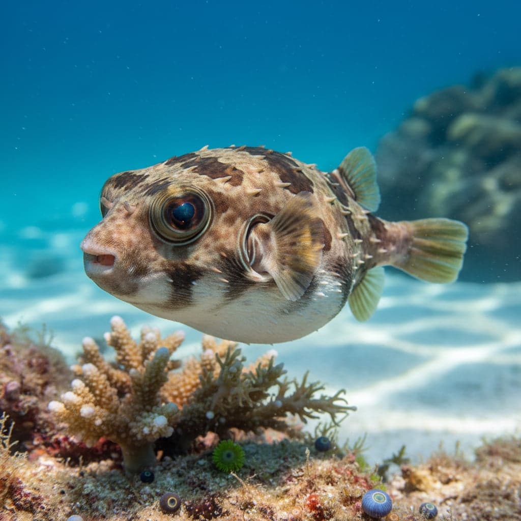 Puffers à nez de cochon