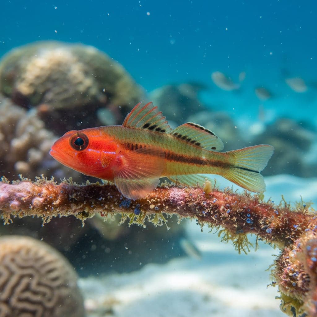 Gobie à tête rouge