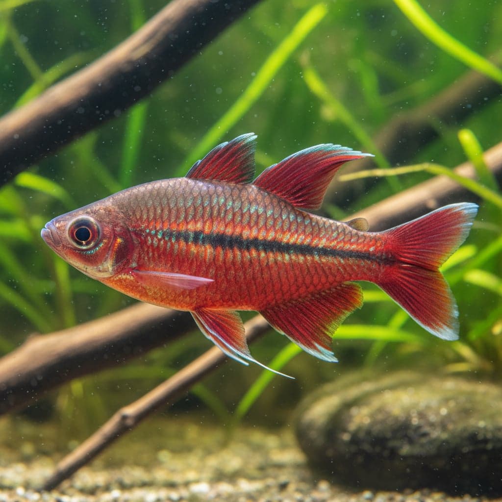 Poisson arc-en-ciel rouge : Glossolepis incisus