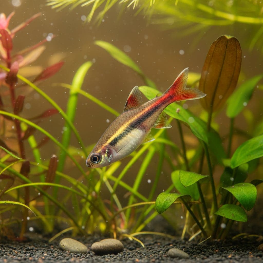 Red-tailed Penguin Tetra: Thayeria boehlkei