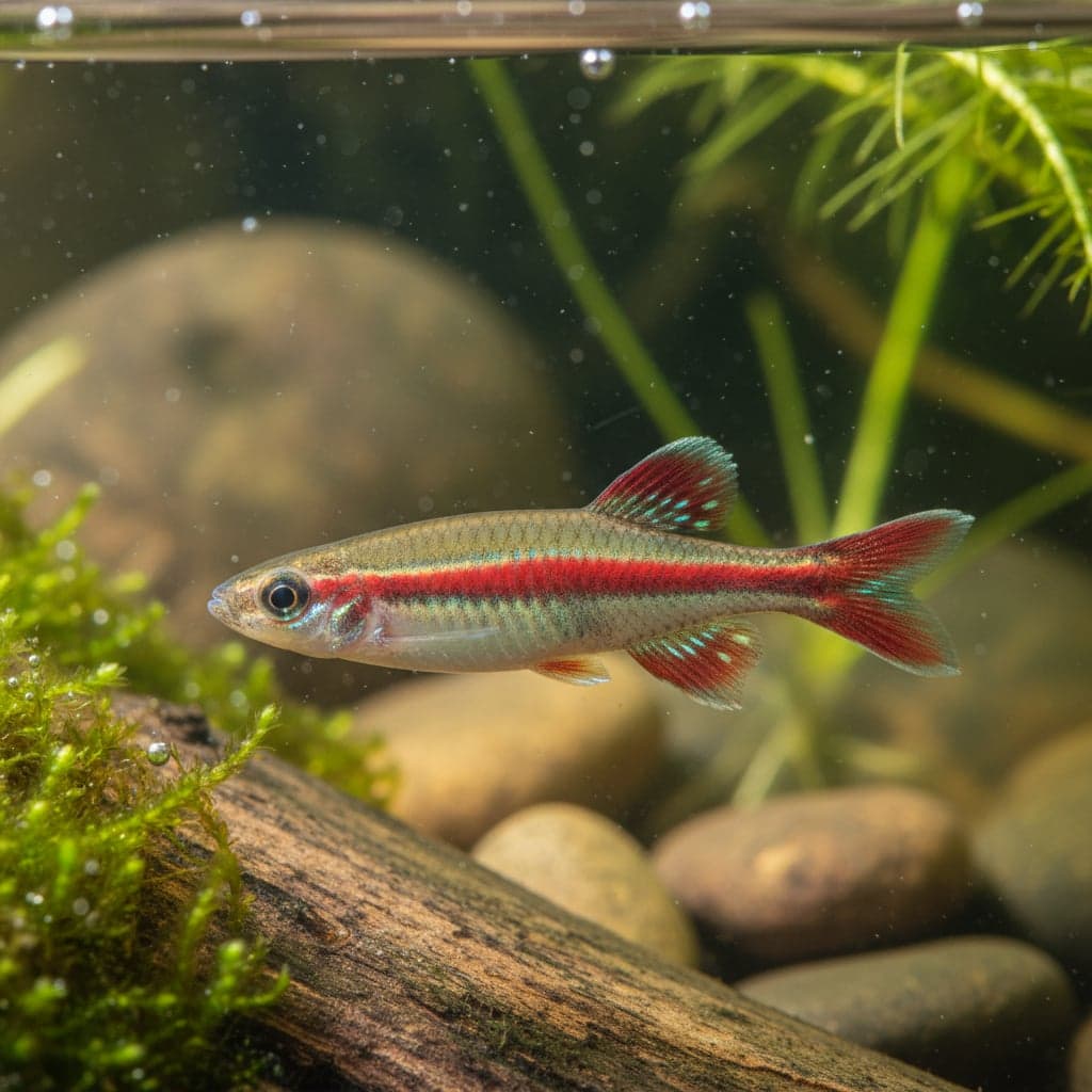 Tetra lézard à ligne rouge