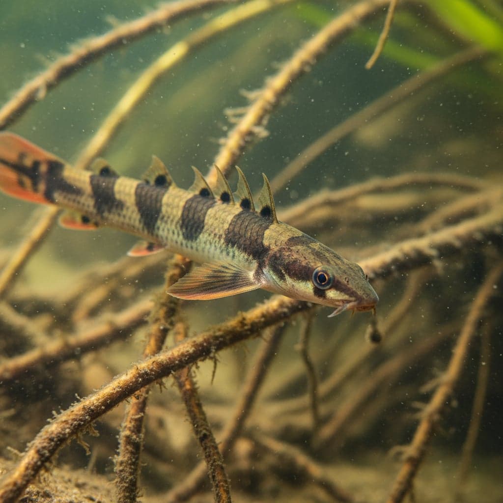 Le Poisson Roseau (Poisson Corde) : Erpetoichthys calabaricus
