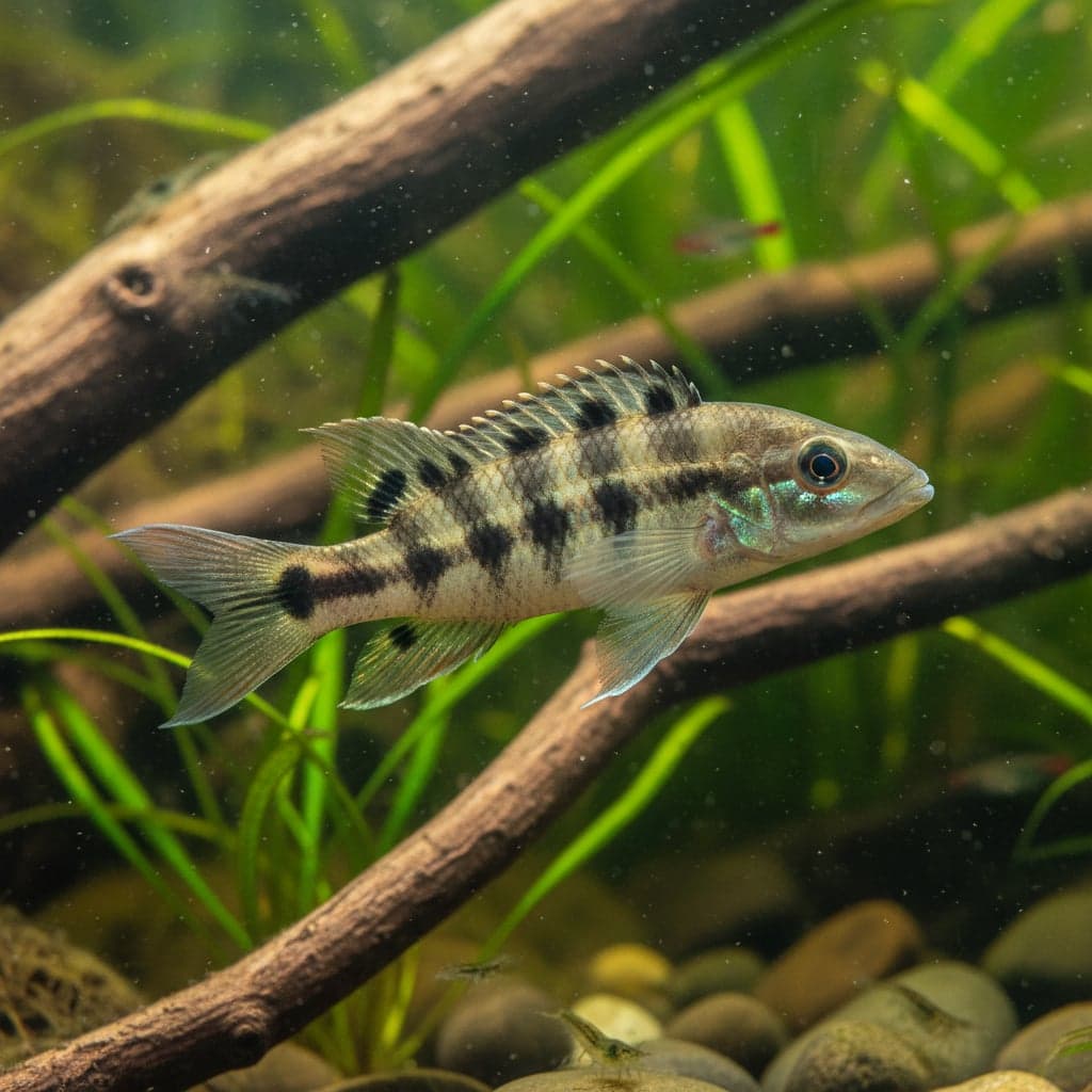 Regani Dwarf Pike Cichlid