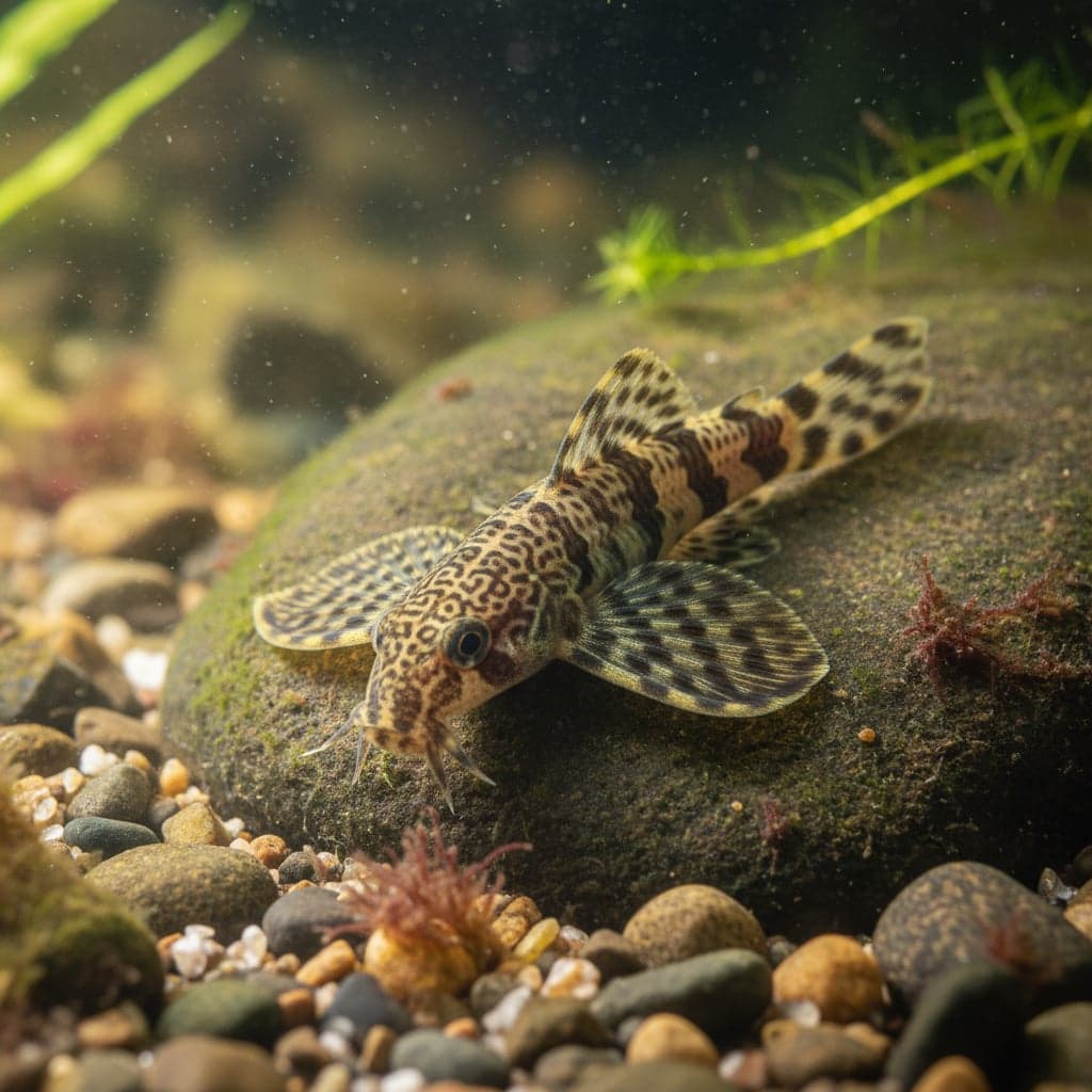 Reticulated Hillstream Loach: Sewellia lineolata