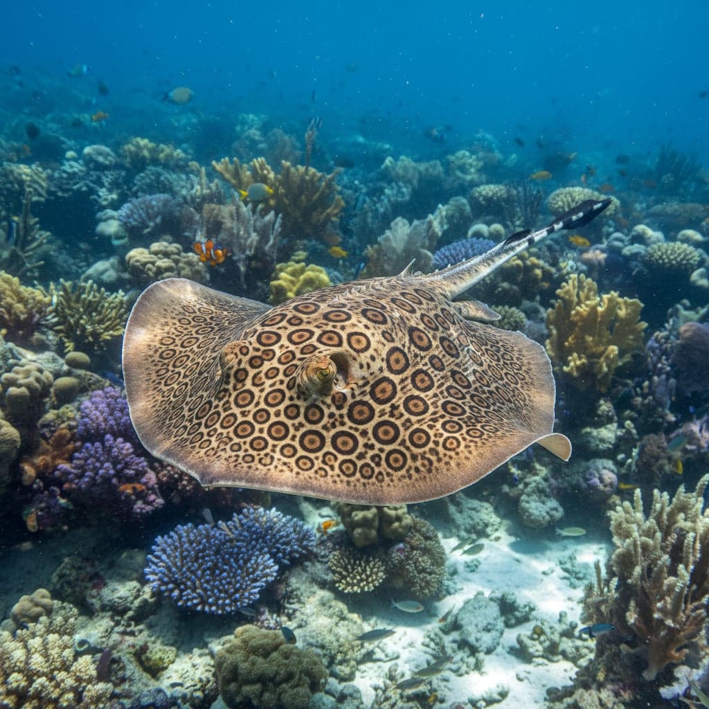 Reticulatus Stingray: Potamotrygon reticulata