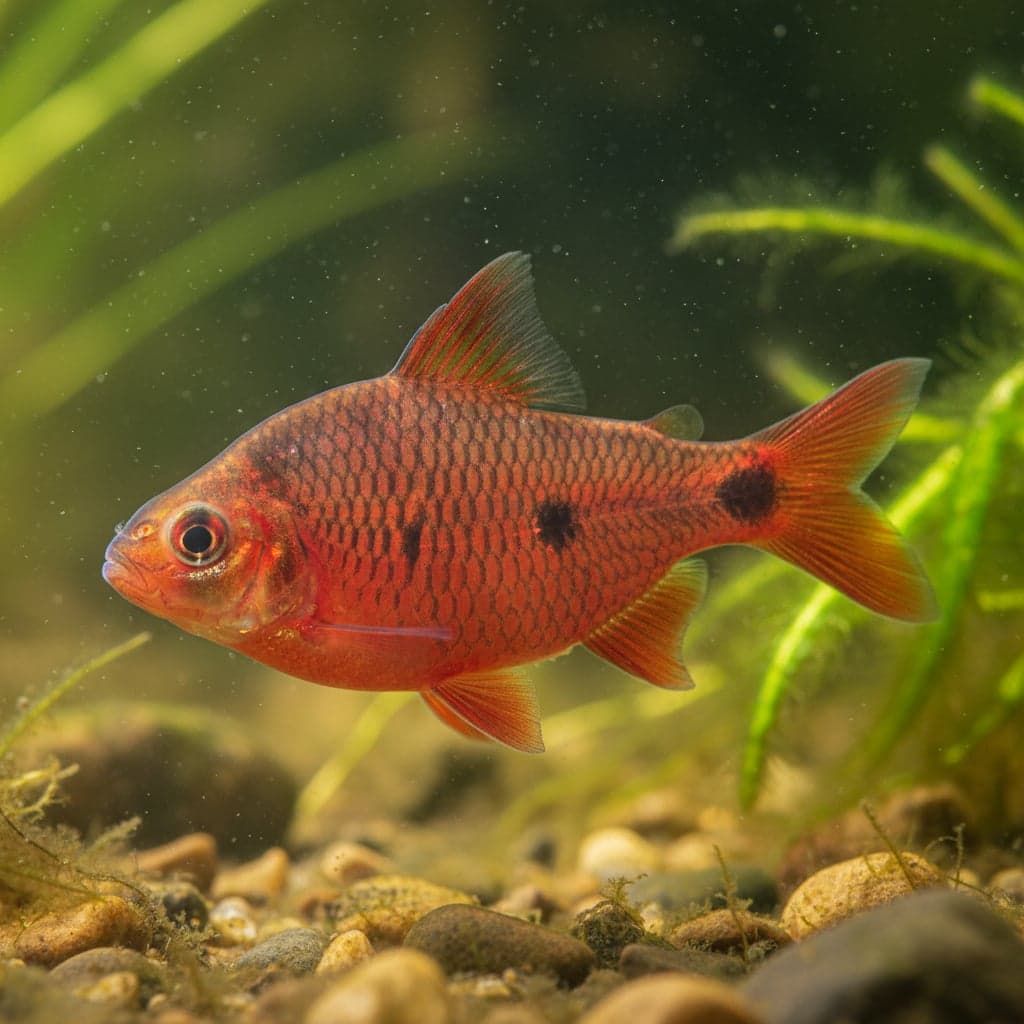 The Rosy Barb: Pethia conchonius