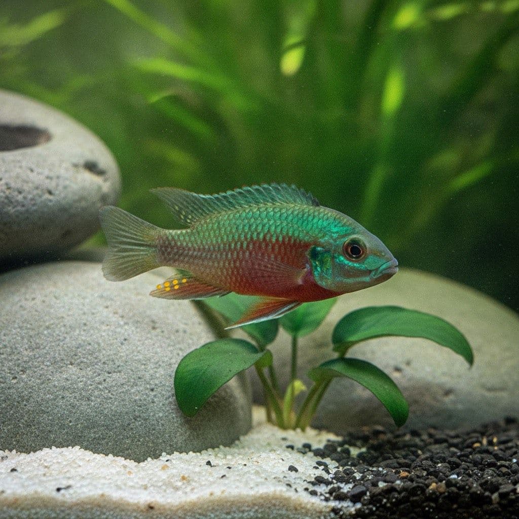 Cichlidé Ruby Green