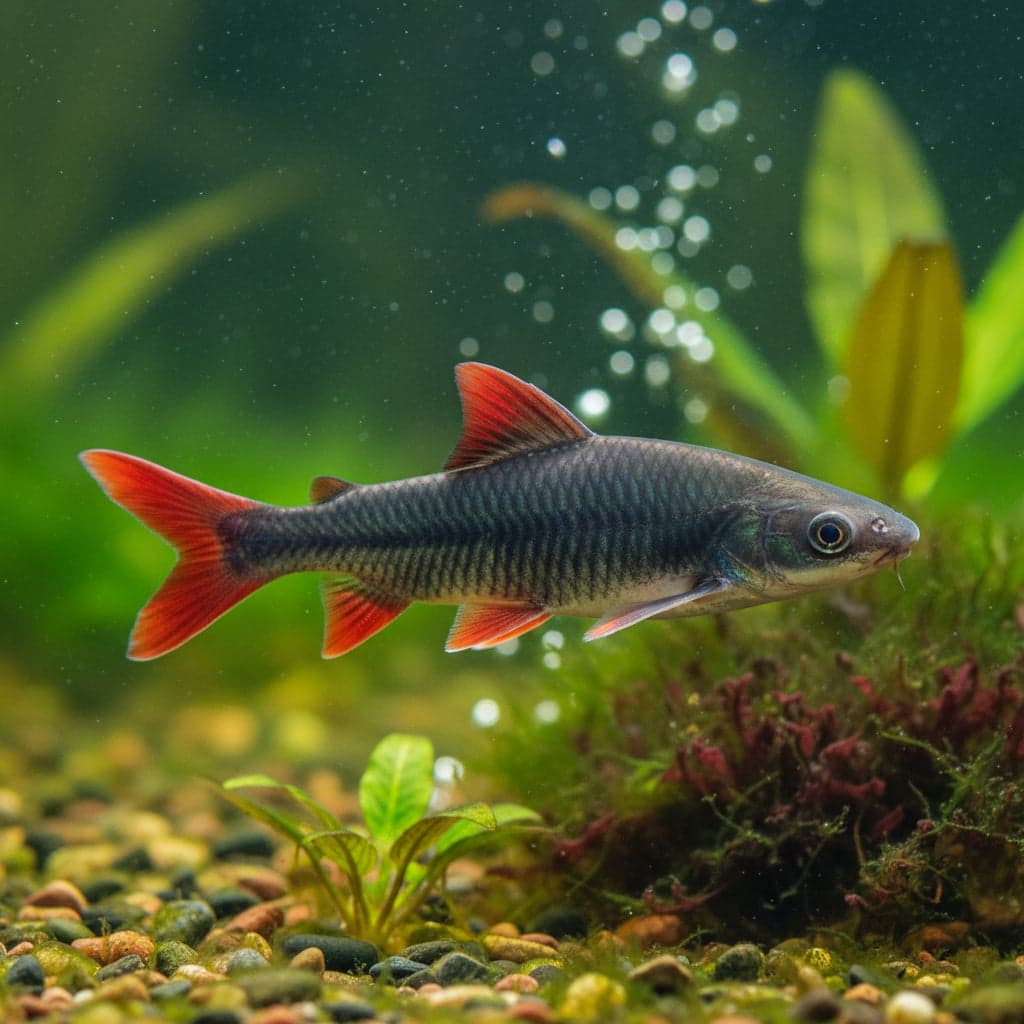 Ruby Shark: Epalzeorhynchos frenatum